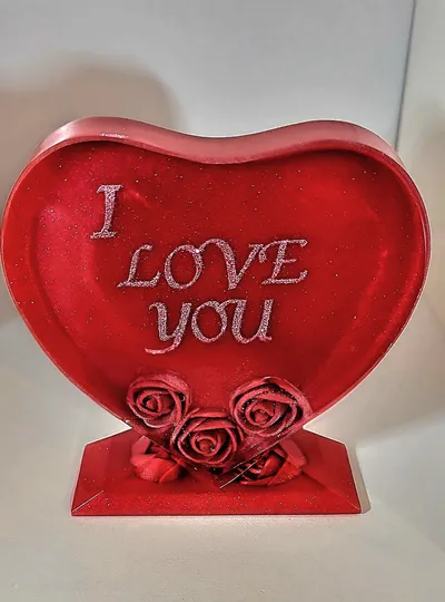 Love Heart with Roses 🌹