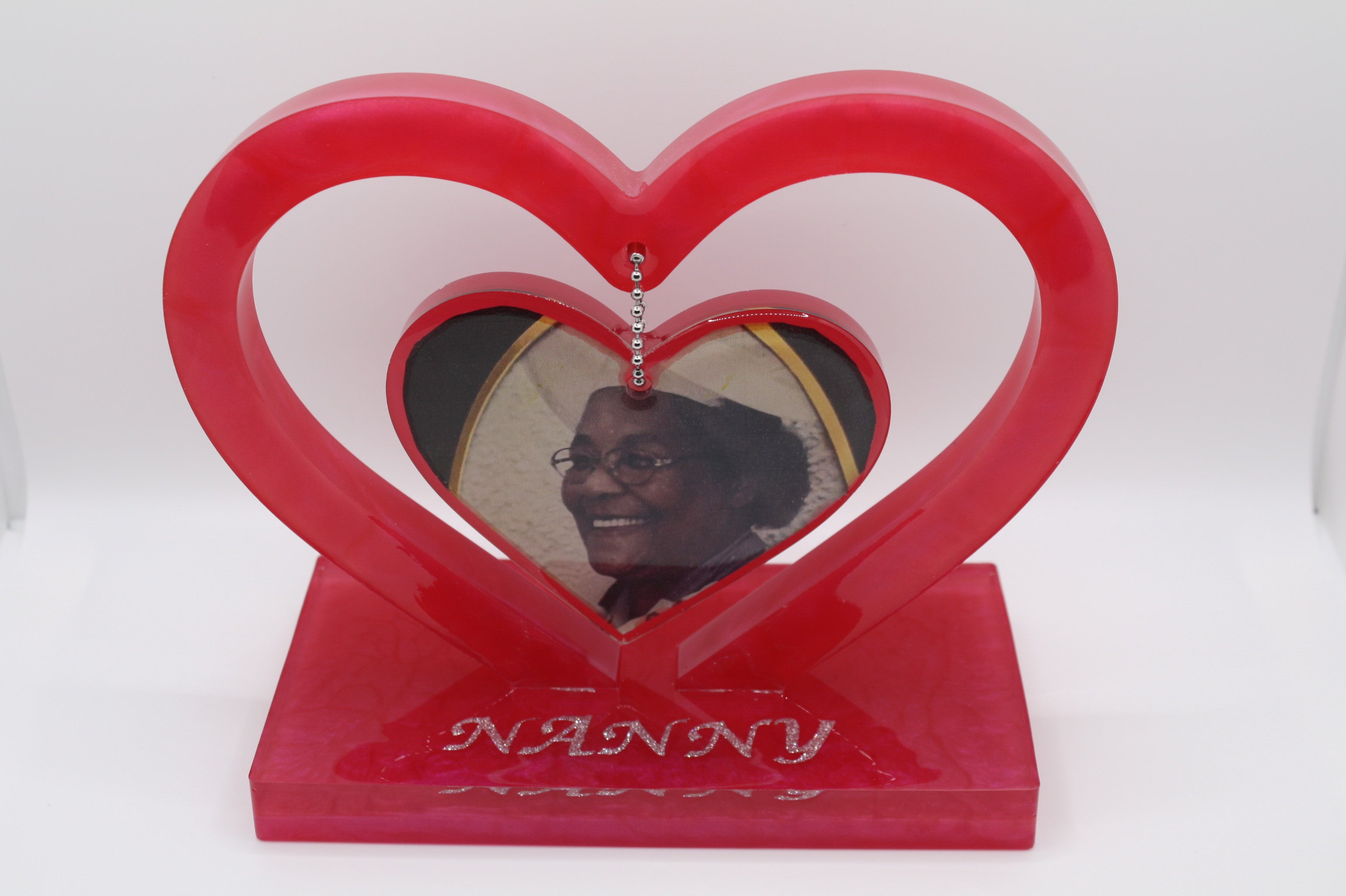 Floating heart Stand - Bold Colour 2