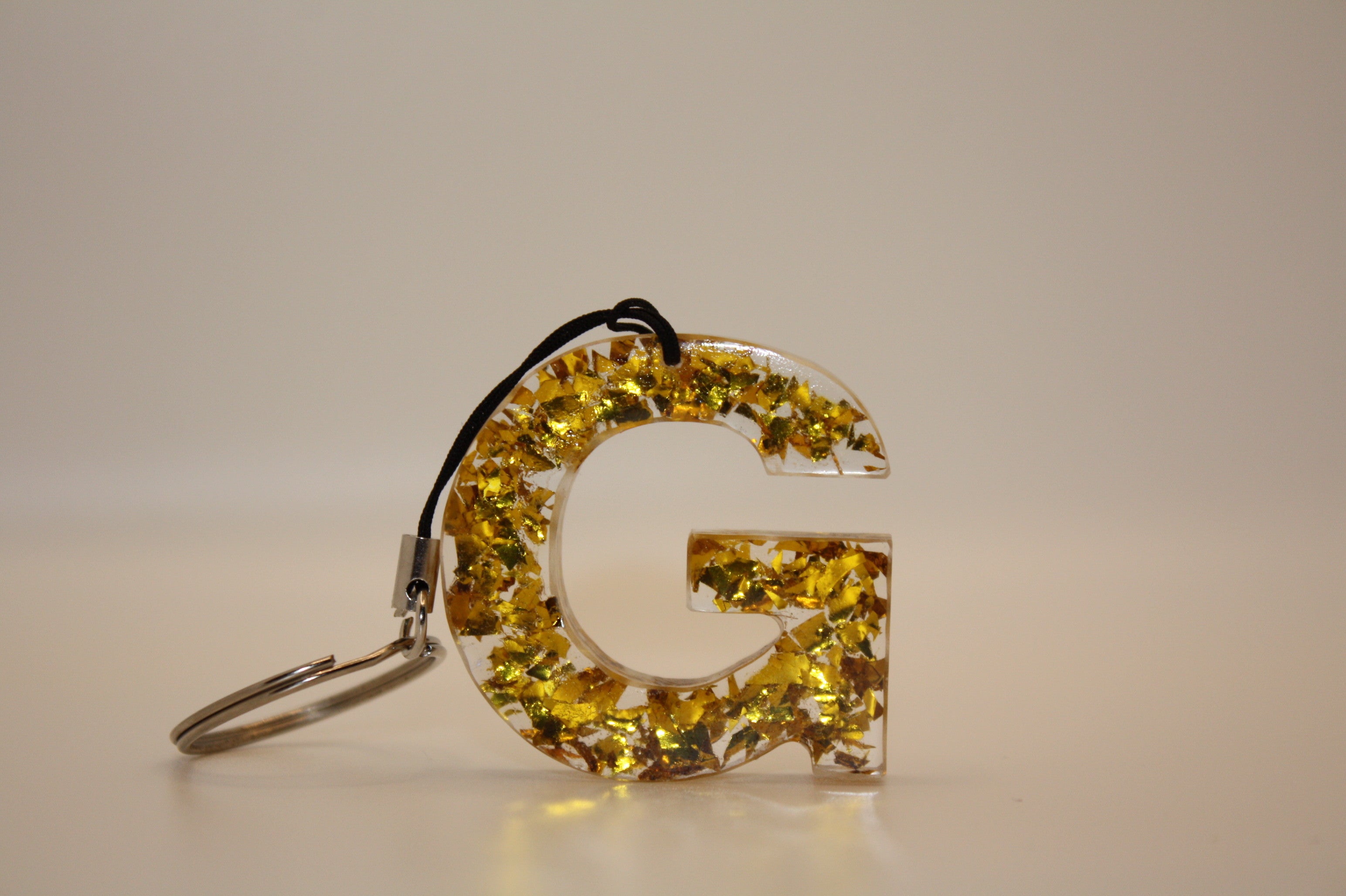 Gold Flake Keyring 2