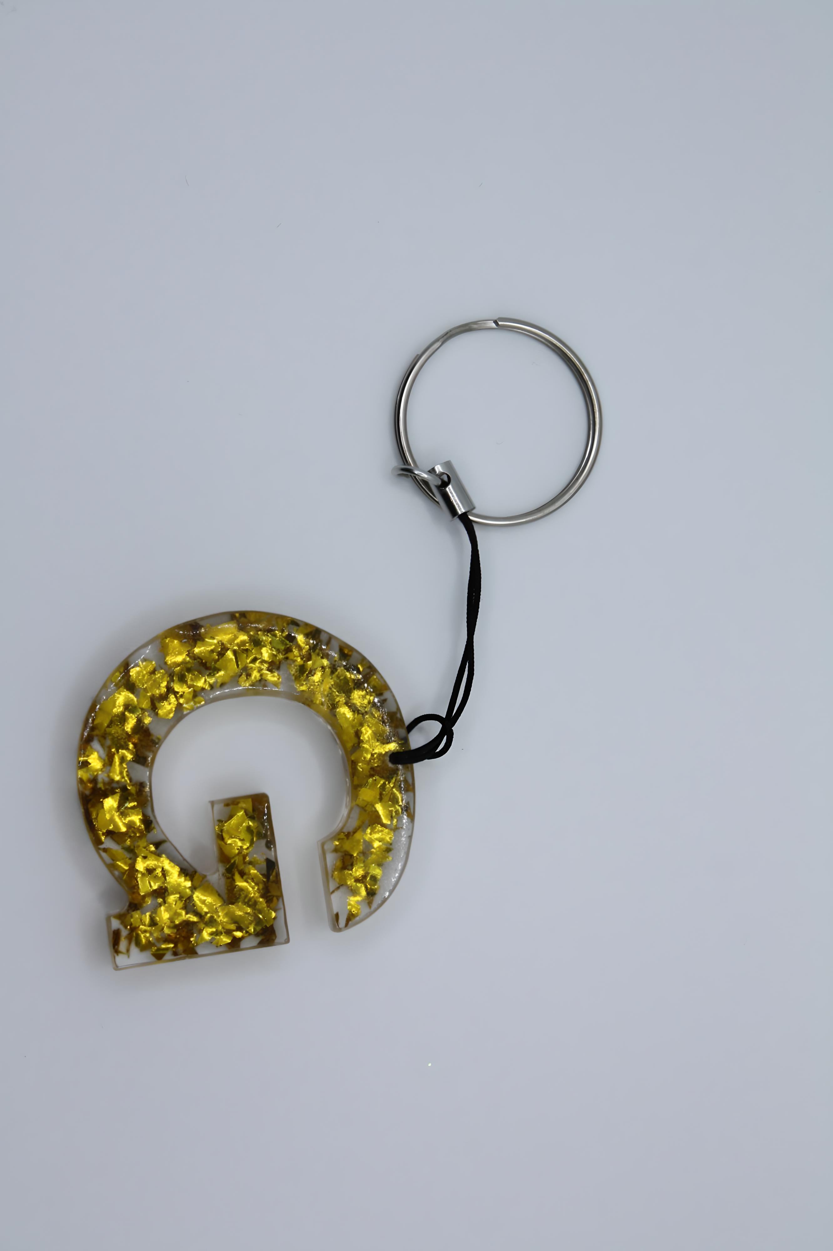 Gold Flake Keyring 5