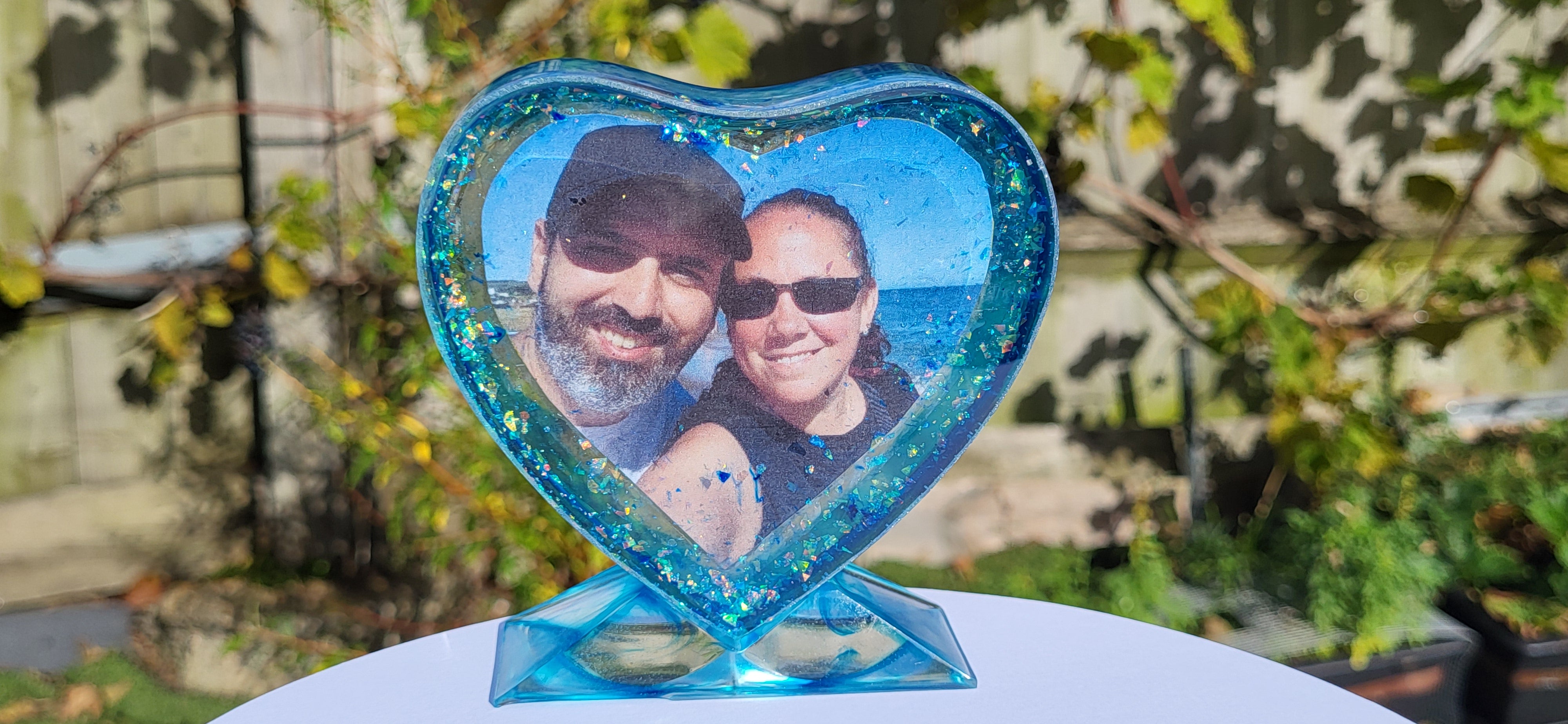Heart frame picture display 3