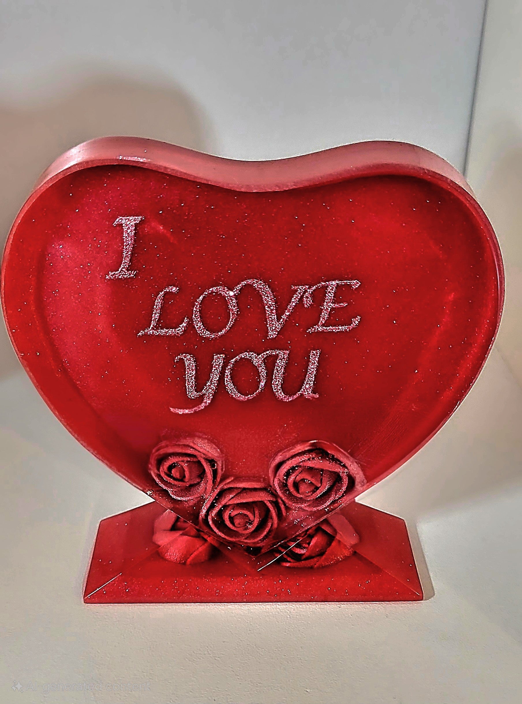Love Heart with Roses 🌹